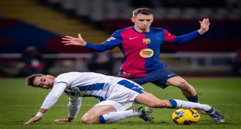 تعثر جديد.. ليجانيس يفوز على برشلونة في الدوري الإسباني (فيديو)